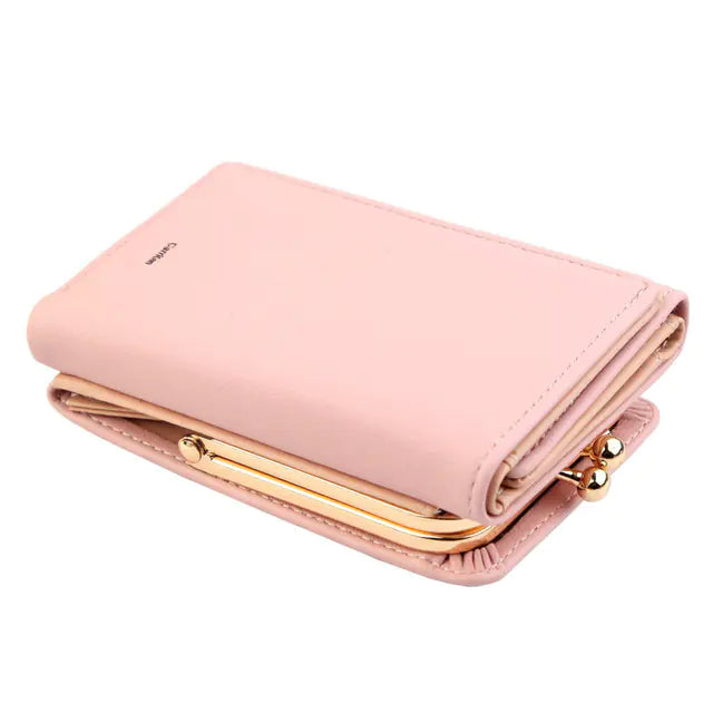 Foldable PU Leather Women's Coin Purse